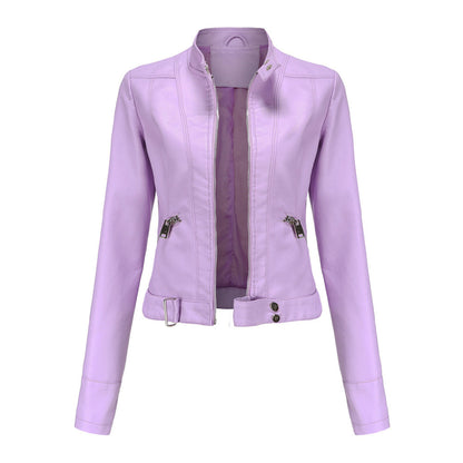 Stilvolle Damen Lederjacke in klassischem Design – Marlene Herbstedition