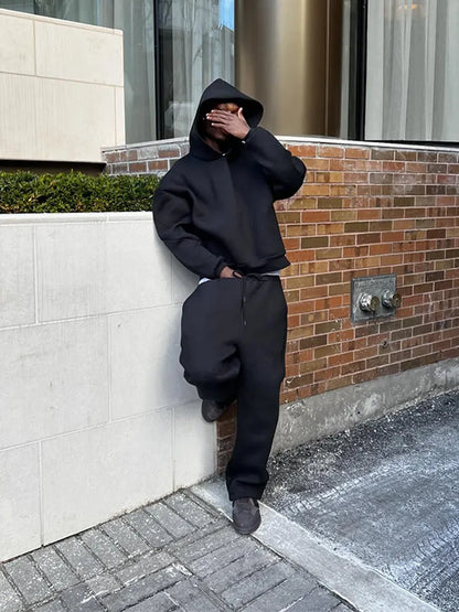 Oversized Herren-Trainingsanzug mit Hoodie & Jogginghose – Bastian