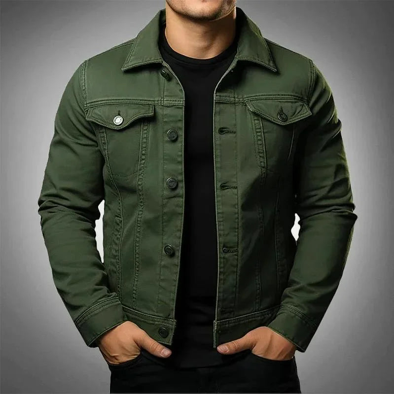 Robuste & Zeitlose Herren Jeansjacke aus 100 % Baumwolle – Noah Herbstedition