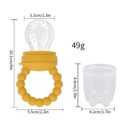 Frucht-Schnuller für Babys – Sicheres Kauen & Selbstständiges Essen lernen (1+1 GRATIS Aktion)