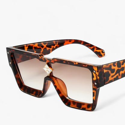 Gespiegelte Punk-Sonnenbrille – Revik