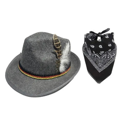 Trachten Accessoire-Set mit Hut & Schal – TrachtenHeld Oktoberfest 2026