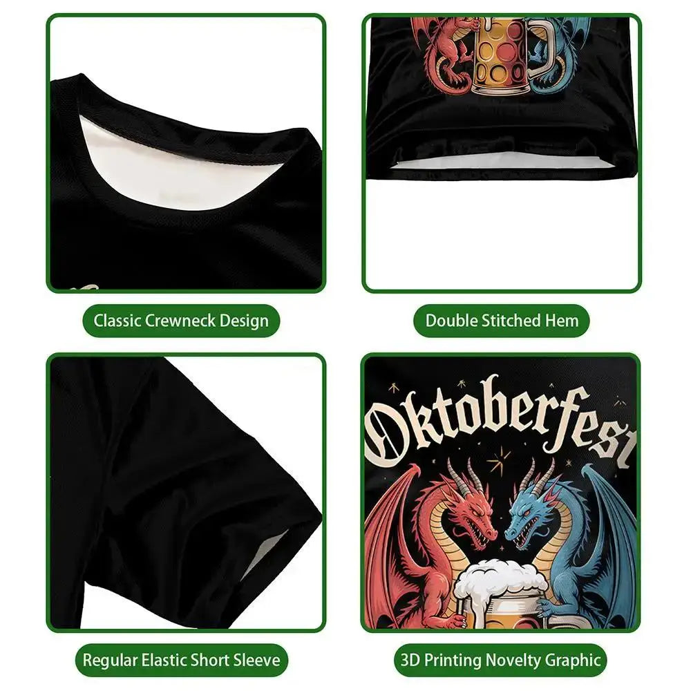 T-Shirt mit Drachen-Motiv – DrachenProst Oktoberfest 2026
