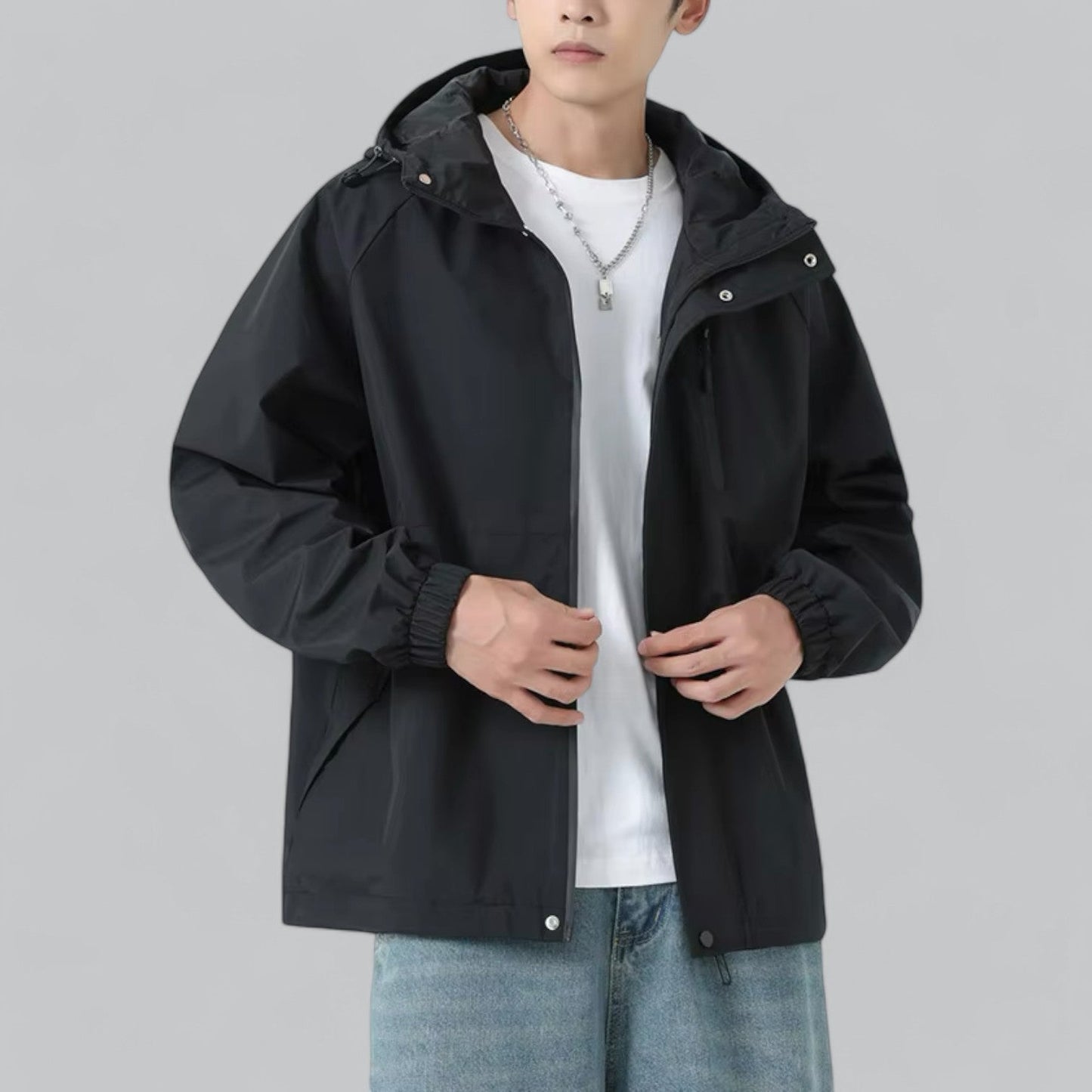 Herren Windjacke mit Relaxed Fit & Wetterschutz – Damian