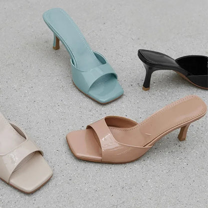 Offene Absatz-Mules Damen – Mirella