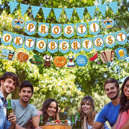 Papier-Wimpelgirlande im Oktoberfest-Design – WimpelFreude Oktoberfest 2026