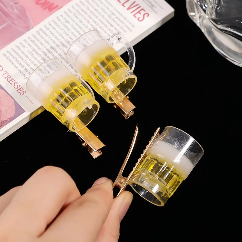 Haarspangen Set im Bierkrug-Design (6er-Set) – SchaumSpangen Oktoberfest 2026