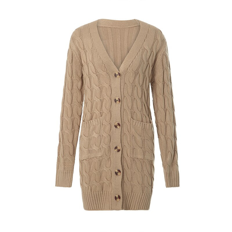 Damen Strick-Cardigan mit Taschen – Noelle