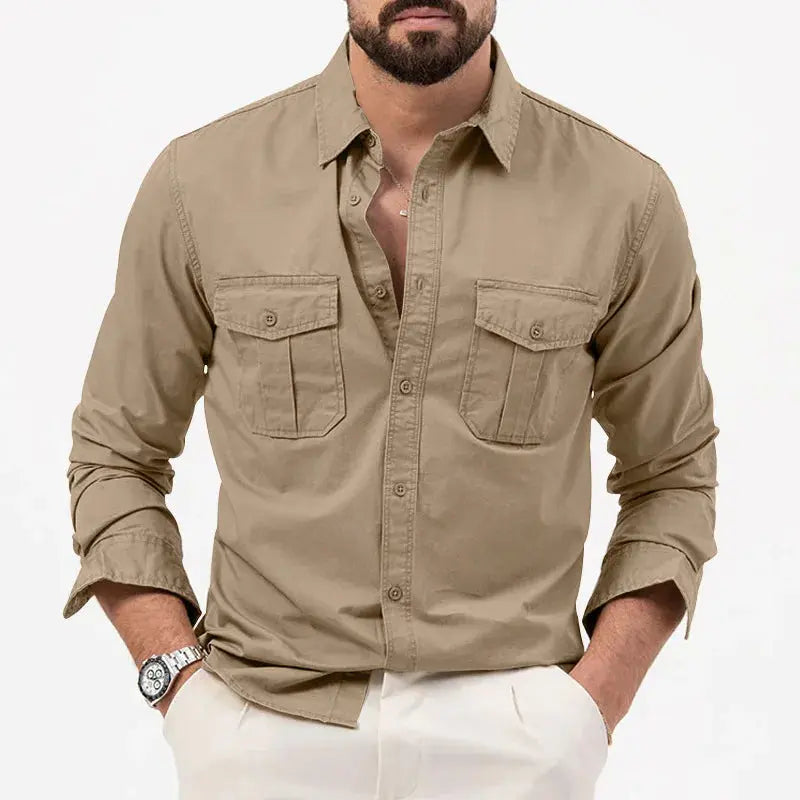 Vintage Herren Langarmhemd – Vincent