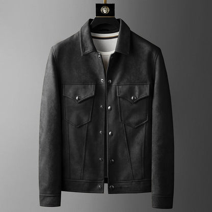 Suède Look Herrenjacke – Rafael