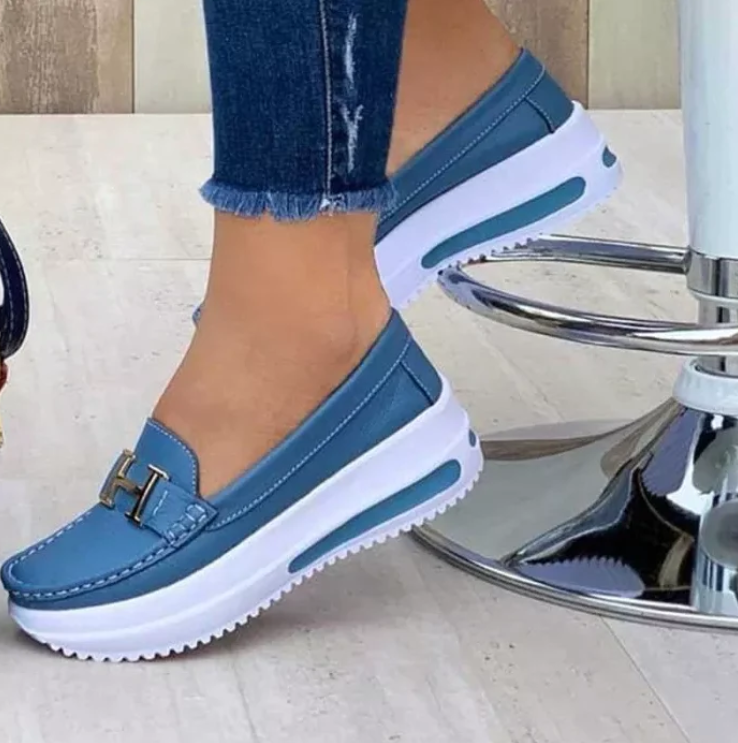 Herbstliche stilvolle orthopädische Damenschuhe für schmerzfreies Gehen – Selina