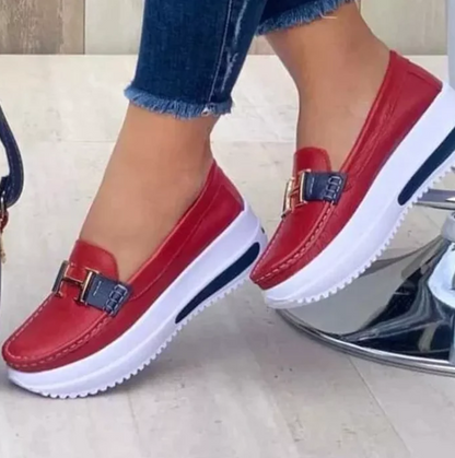 Herbstliche stilvolle orthopädische Damenschuhe für schmerzfreies Gehen – Selina