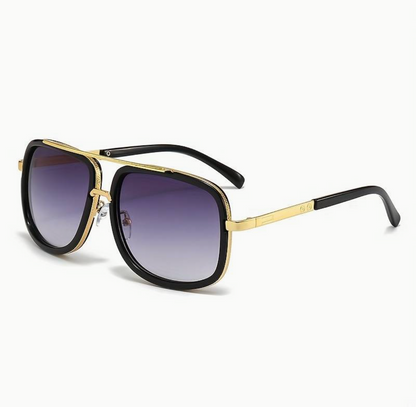 Stilvolle Unisex-Sonnenbrille mit edlem Finish – SunEdge Flair