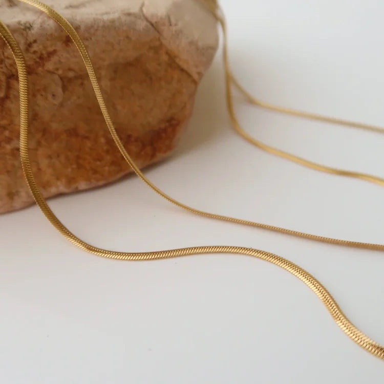 Schlangenkette Aus Silber - SnakeGold 