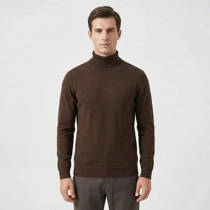 Schmal Geschnittener Rollkragen Sweater - Toni