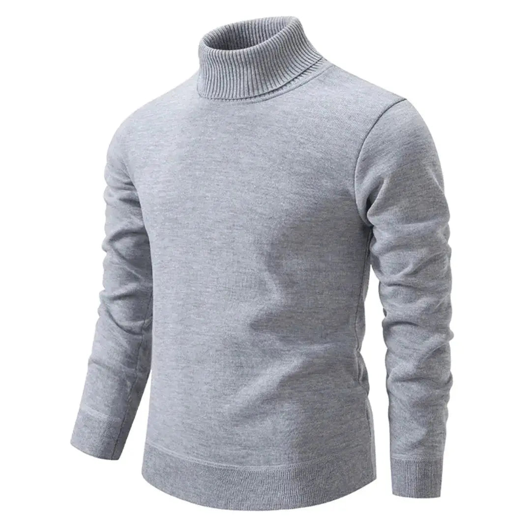 Schmal Geschnittener Rollkragen Sweater - Toni