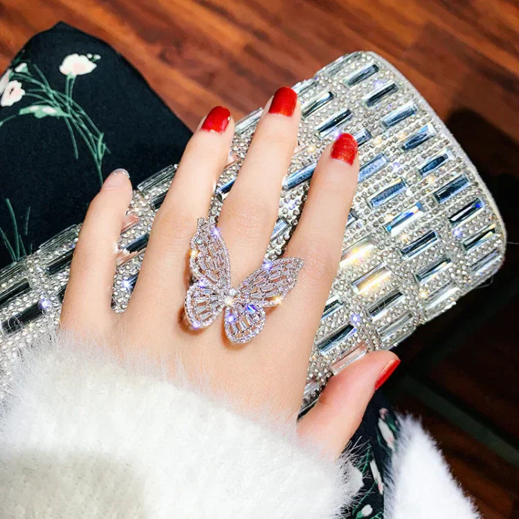 Schmetterlingsring Aus Silber - ButterflyRing 