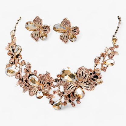 Schmuckset Mit Kette - FloralCharm 