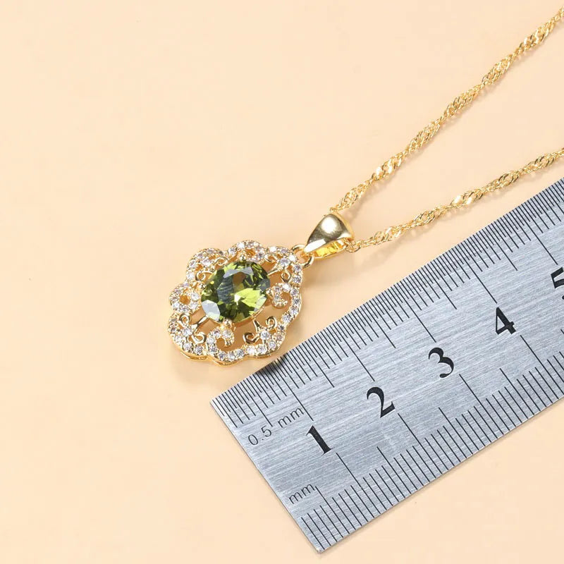 Schmuckset Mit Zirkonia - GlamourEssence 