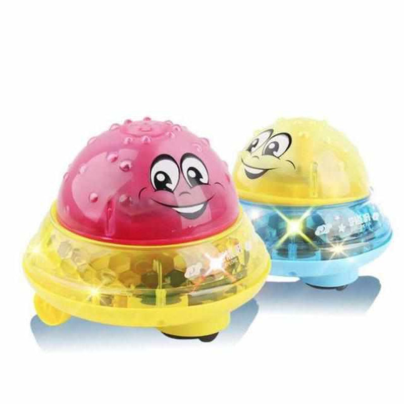 Badewannen-Spielball mit Lichteffekten, Fontäne und Fahrfunktion für Kinder