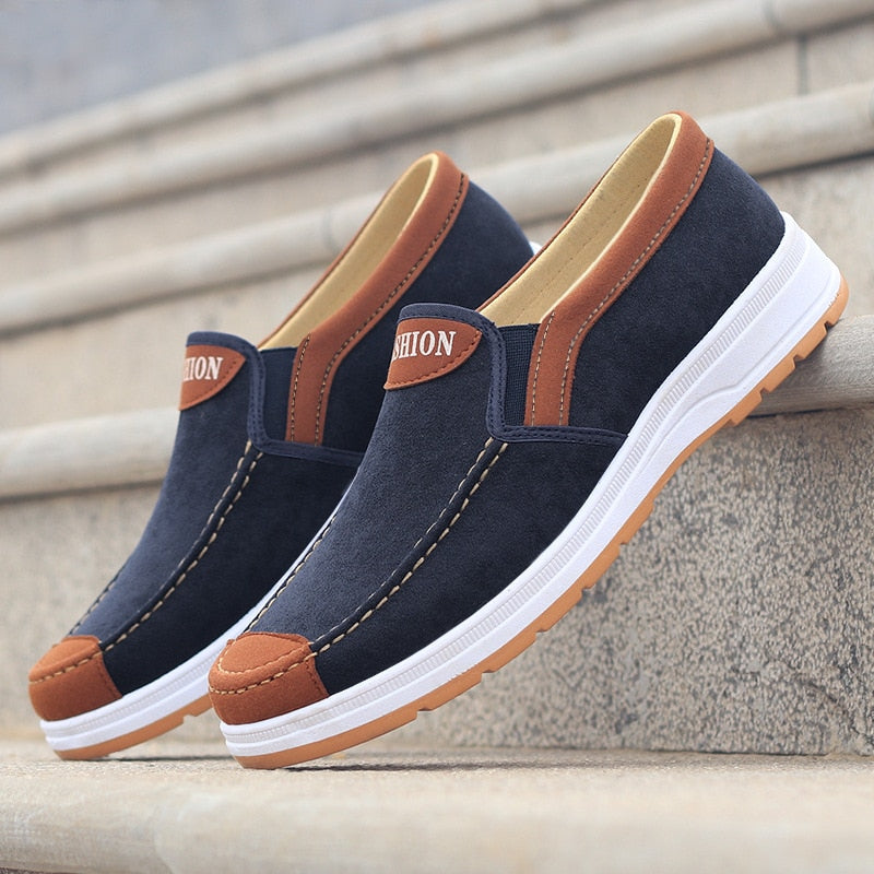 Herren Slip-On Canvas-Schuhe – Matteo Herbstedition