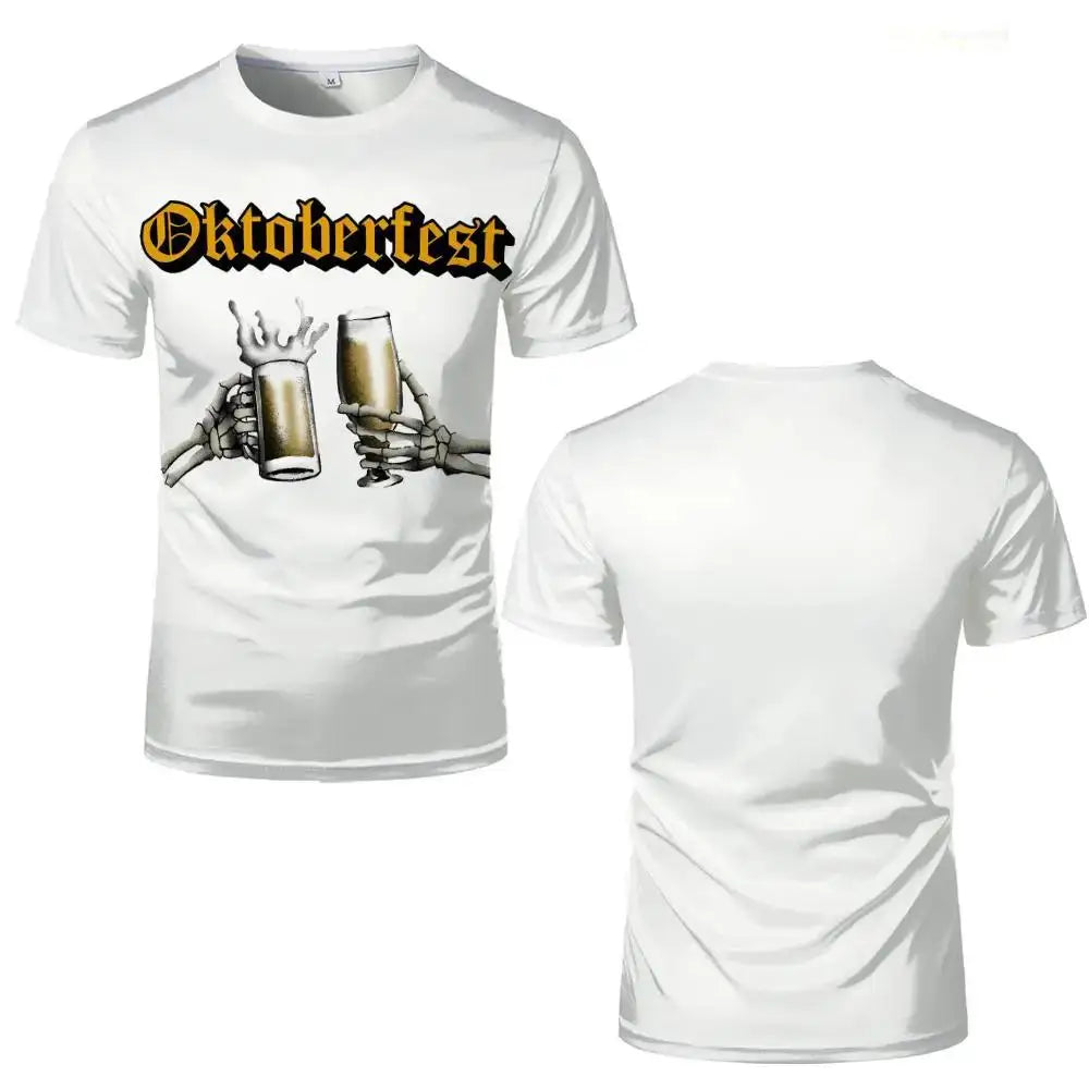 T-Shirt mit Skelett-Motiv – ProstGeist Oktoberfest 2026