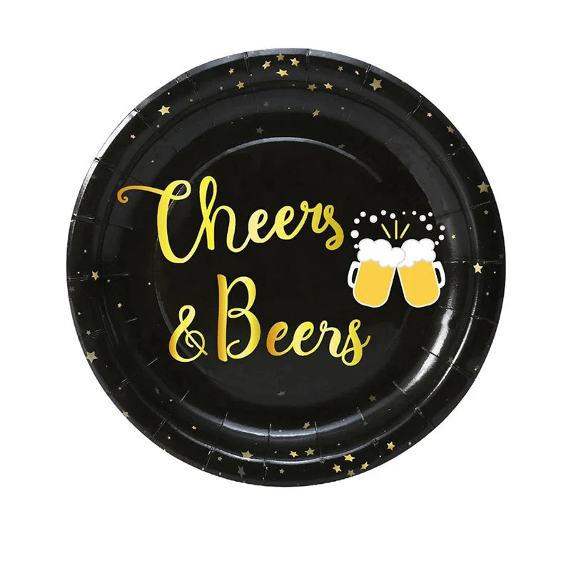 Einweg-Partygeschirr Set „Cheers & Beers“ (für 16 Gäste) – CheersSet Oktoberfest 2026