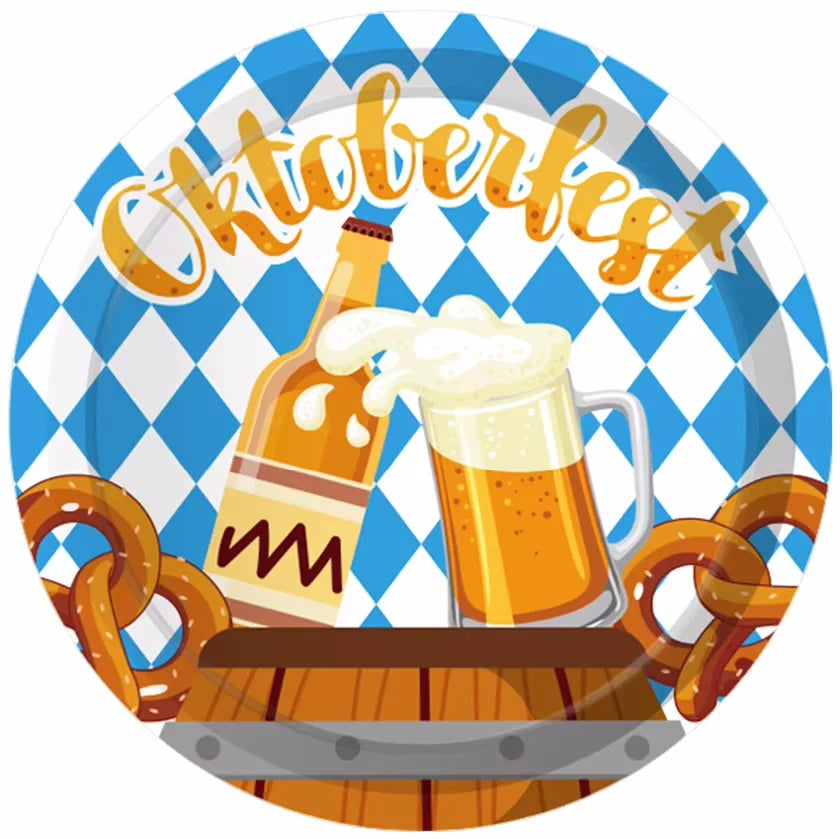 Einweg-Partygeschirr Set im Oktoberfest-Design – WeizenFreude Oktoberfest 2026