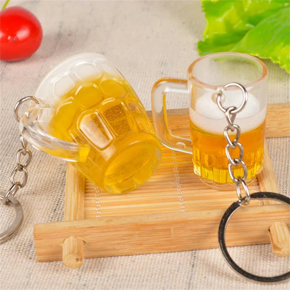 Bierglas Schlüsselanhänger Set – ProstGlück Oktoberfest 2026 (4er-Set)