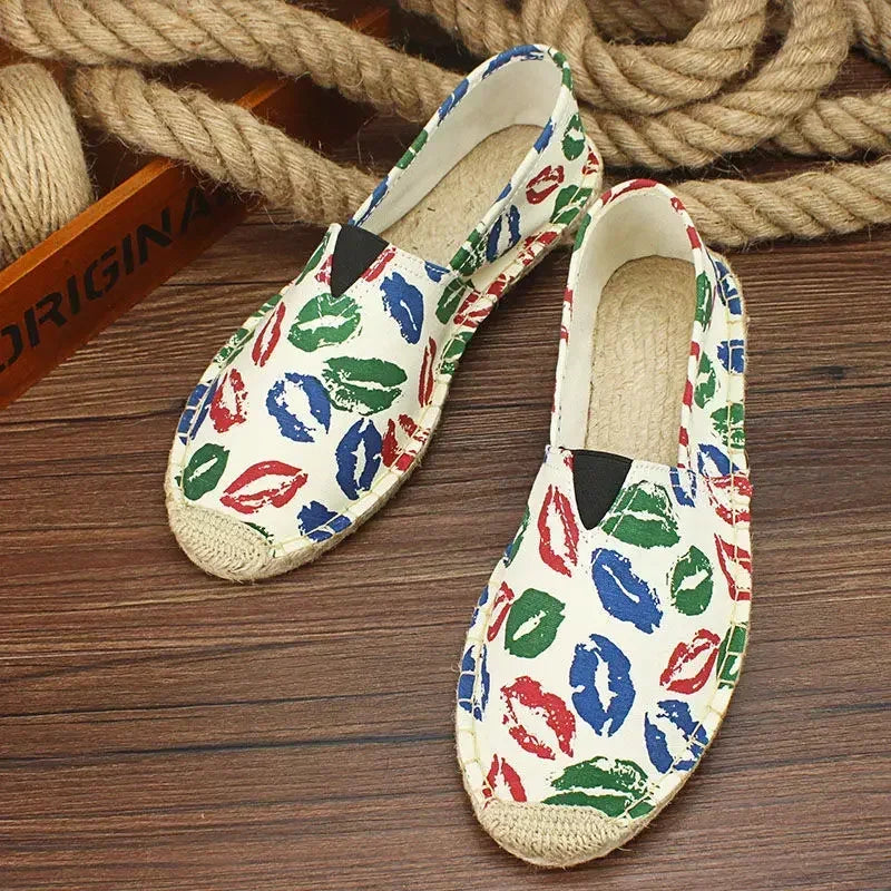 Herren Espadrille mit Graffiti-Design – Elio