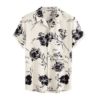 Sommerbluse für Herren mit tropischem Flair - AlohaVibes