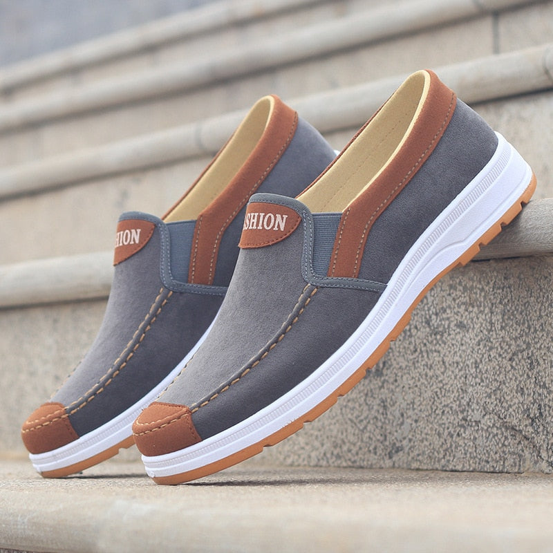 Herren Slip-On Canvas-Schuhe – Matteo Herbstedition