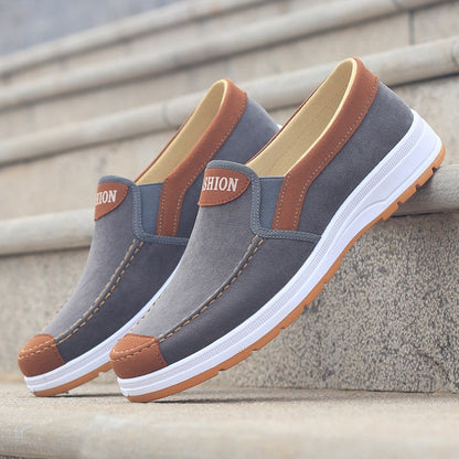 Herren Slip-On Canvas-Schuhe – Matteo Herbstedition