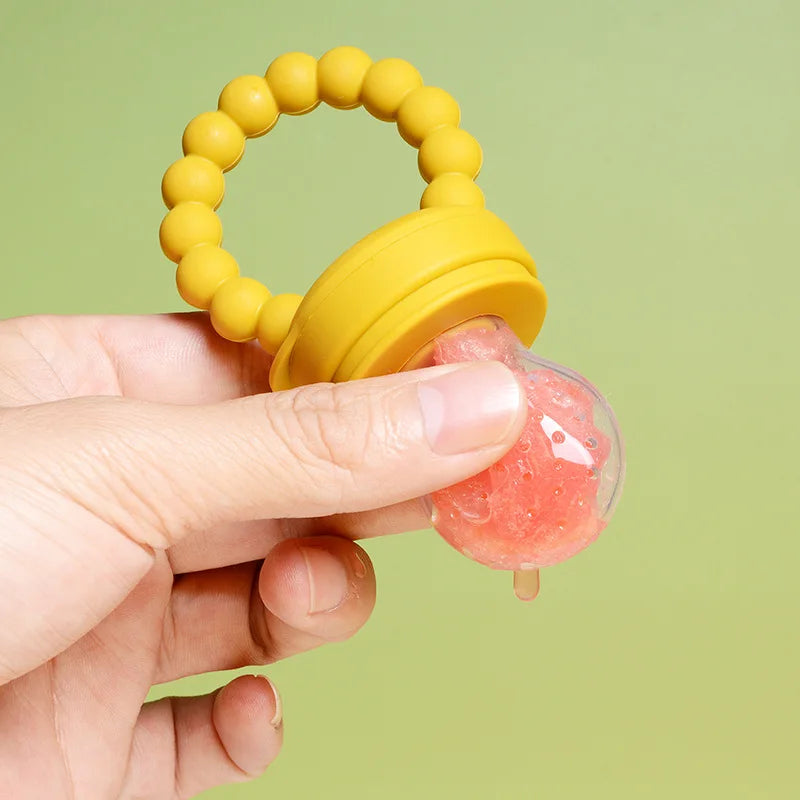 Frucht-Schnuller für Babys – Sicheres Kauen & Selbstständiges Essen lernen (1+1 GRATIS Aktion)