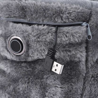 Elektrische USB-Pantoffeln mit Plüschfutter – WarmFeet