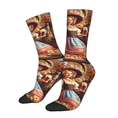Socken mit Dirndl-Print (2er-Set) – TrachtenSocken Oktoberfest 2026