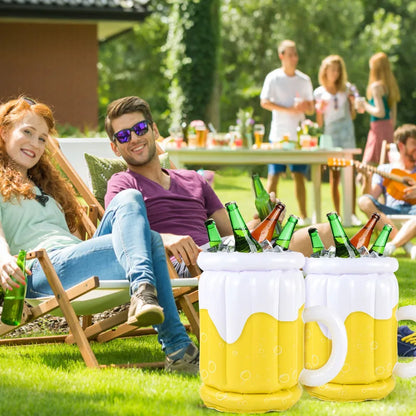 Aufblasbare Bierkühler 1/2 Stück – BierKrug Kühlspaß Oktoberfest 2026