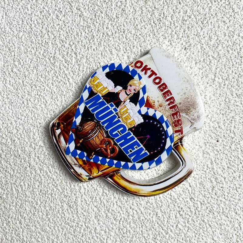 Kühlschrankmagnet „München 3D“ – BayernMagnet (1+1 Gratis) Oktoberfest 2026