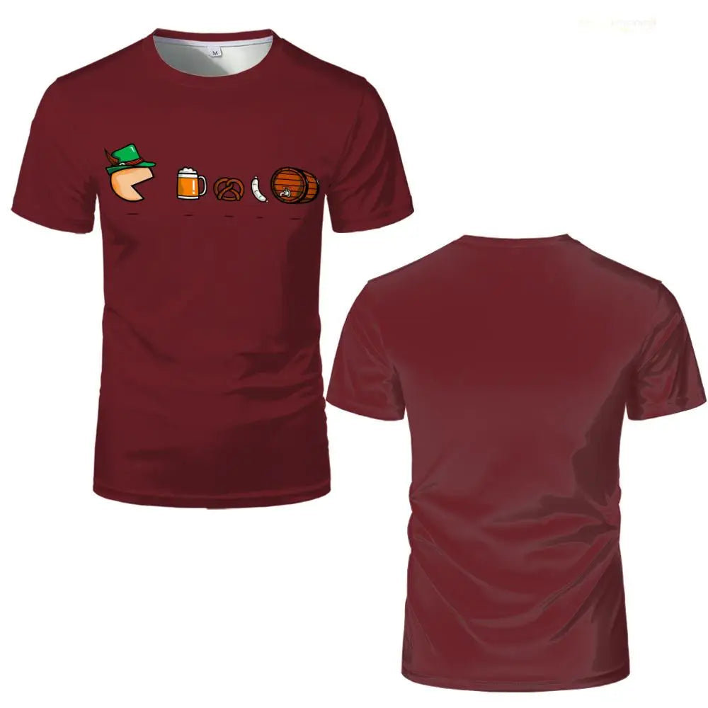 Oktoberfest T-Shirt mit Cartoon-Motiven – GaudiShirt Oktoberfest 2026