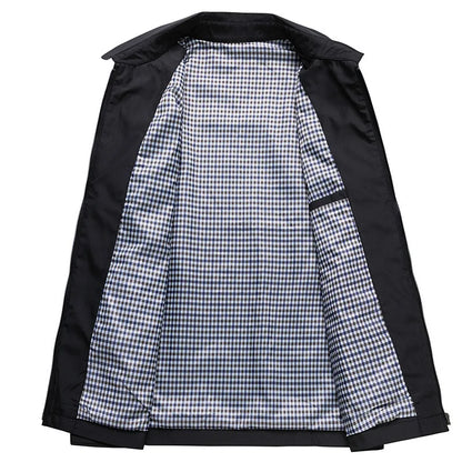 Dünne Herrenjacke mit Business-Design – Laurent