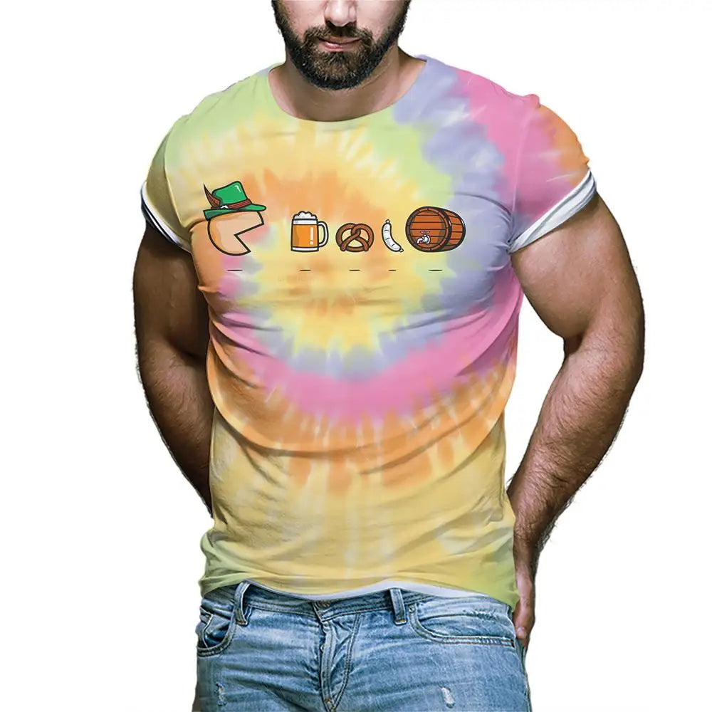 Oktoberfest T-Shirt mit Cartoon-Motiven – GaudiShirt Oktoberfest 2026