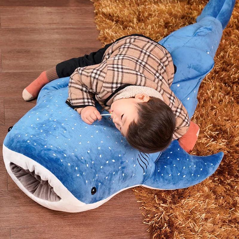 Kuscheltier Walhai XXL aus weichem Plüsch für Kinder & Erwachsene – Lumo