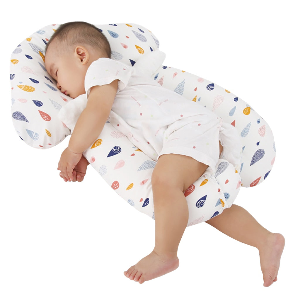 Ergonomisches Babykissen aus Baumwolle für sicheren und bequemen Schlaf