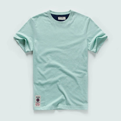 Klassisches Baumwoll-T-Shirt mit zeitlosem Look – Victor