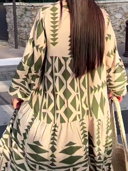 Herbstliches Maxikleid – Emilia