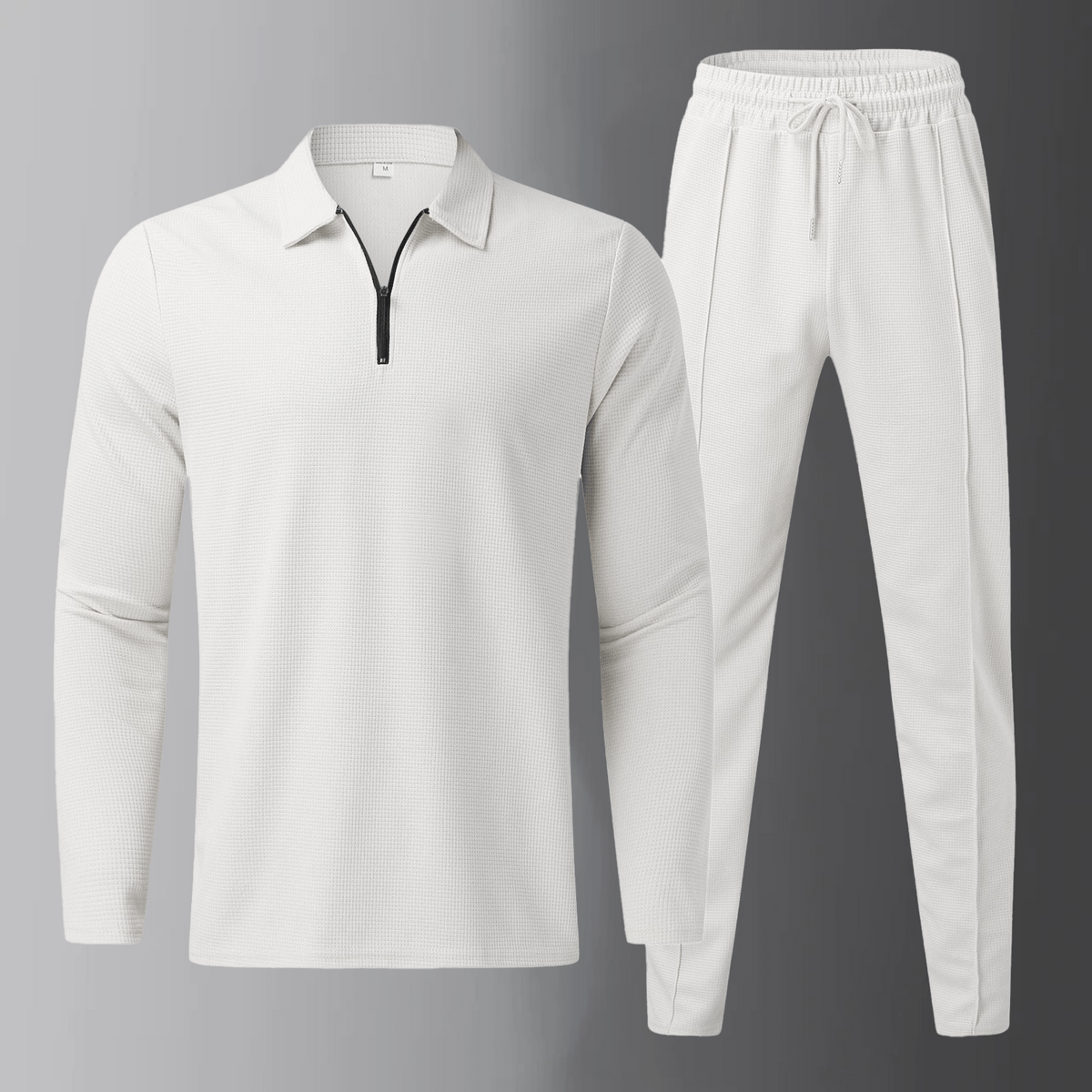 Premium Herren Herbst-Freizeit-Set mit Langarmshirt und Jogginghose – Elian