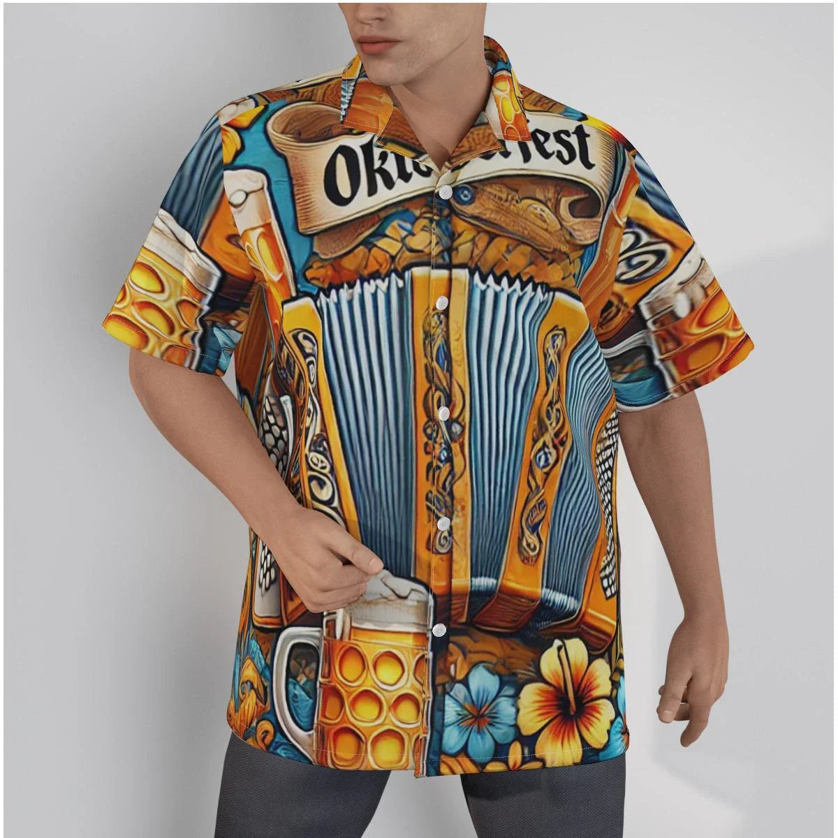 Herren Hemd mit Oktoberfest Print – BayernHemd Oktoberfest 2026