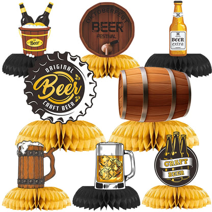 Tischdeko Bündeln mit Biermotiven (3×9er-Set) – FestTisch Oktoberfest 2026
