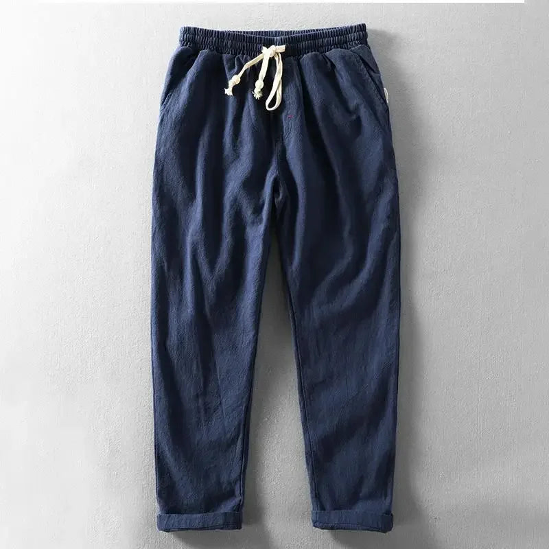 Ultraleichte Atmungsaktive Herren-Leinenhose – Fabio