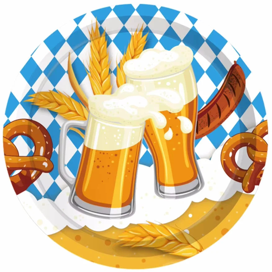 Einweg-Partygeschirr Set im Oktoberfest-Design – WeizenFreude Oktoberfest 2026